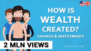 💰 How is Wealth Created  Savings and Investments [upl. by Olnek211]