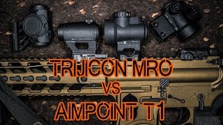 Trijicon MRO vs Aimpoint T1  T2  Trijicon MRO Review [upl. by Eelymmij]