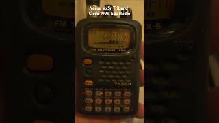 Yaesu vx5r Triband Radio edc history radiocommunication radiotechnology yaesu emergency [upl. by Lanam276]