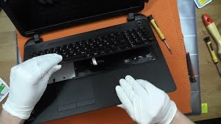 Toshiba Laptop Replace Keyboard Satellite C Series C50 C55 D [upl. by Cherilyn]