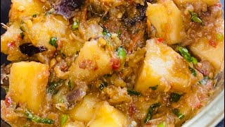 SPICY AUBERGINE amp POTATOES Recipe [upl. by Nifled222]