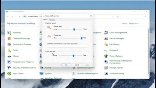 How to Change Keyboard Settings Windows 11 Tutorial [upl. by Melinde]