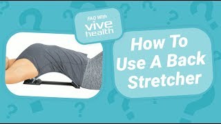 How To Use A Back Stretcher For Lower Back Pain [upl. by Nooj]