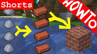 Minecraft How to Easily Make Clay Bricks  Tutorial [upl. by Anerok]