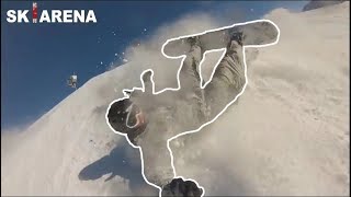 SNOWBOARDERS vs SKIERS 3 fights crashes and angry people [upl. by Foscalina]