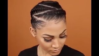 6 Super Cute Hairstyles For Black Women Featuring Cornrows [upl. by Ezara]