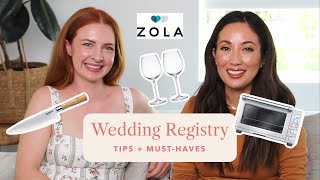 Wedding Registry Tips amp MustHaves for 2021 Zola Appliances amp More  Susan Yara [upl. by Lucine]