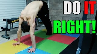 Pike Push Up Tutorial  Do It Right [upl. by Erminie]