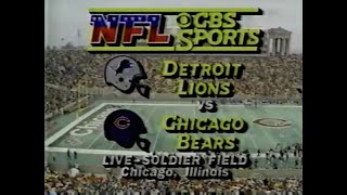 1985 Week 10  Lions vs Bears [upl. by Samoht42]