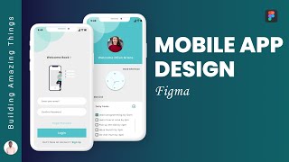 Figma Mobile App Design Tutorial [upl. by Ylrebmi]