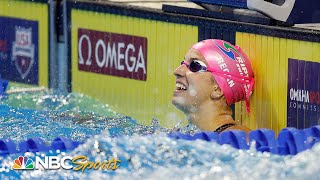 Regan Smith books first Olympic ticket with 100 back win at trials  NBC Sports [upl. by Alleon59]