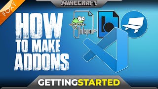 Getting Started  How to make Addons 1  Minecraft Bedrock Edition [upl. by Irisa251]