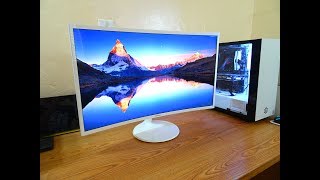 Samsung Curved Monitor Review [upl. by Ahsilac]