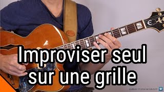 Improviser seul sur une grille guitare jazz [upl. by Yelrebma]