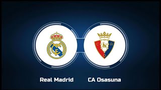 Real Madrid vs Osasuna  LALIGA Highlights [upl. by Dove]