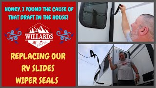 RV slide out wiper seal replacement [upl. by Peterson]