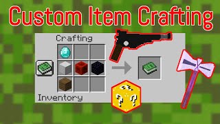 Minecraft Custom Crafting Recipes  Craft Custom Items [upl. by Yoho]