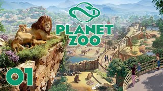 PLANET ZOO 01  Découverte  Gameplay  Présentation  PCFR [upl. by Cerf56]