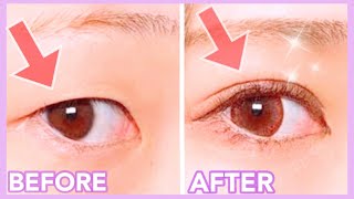 Create Double Eyelid Without Surgery  Make Your Eyes Bigger Naturally [upl. by Felicidad]