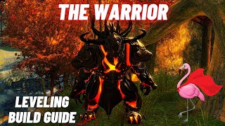 GUILD WARS 2 The Warrior  Leveling Build Guide Weapons  Armor  Skills  Traits [upl. by Nahtanha]