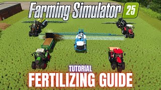 HOW TO FERTILIZE  TUTORIAL  Farming Simulator 25 [upl. by Petronille]