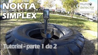 Tutorial del detector de metales NOKTA SIMPLEX  Parte 1 de 2 [upl. by Hort]