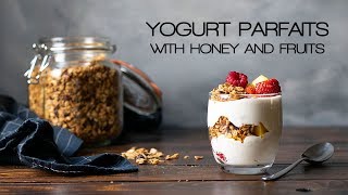 homemade yogurt parfait recipe [upl. by Ytirehc442]