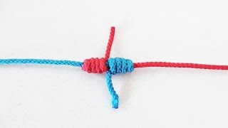 Fishing Knots How To Tie A Blood Knot [upl. by Hogen]