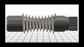 SolidWorks tutorial modelling a globoid worm gear [upl. by Breana]