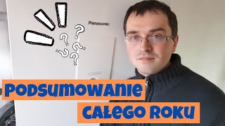 Pompa ciepła Panasonic 9kw Podsumowanie całego roku zużycia prądu [upl. by Richmal]