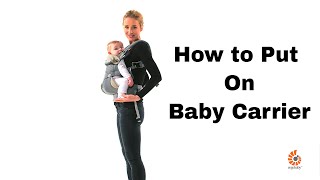 How Do I Put on 360 Baby Carrier  Ergobaby [upl. by Shah]