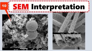 SEM Micrographs Interpretation in Experimental paper Scanning Electron Microscopy SEM Analysis [upl. by Anawak]