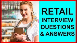 7 RETAIL INTERVIEW Questions and Answers PASS GUARANTEED [upl. by Fabio]