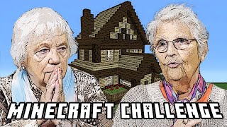 MINECRAFT CHALLENGE  Oma baut ein Haus  Senioren Zocken [upl. by Nataline]