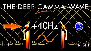 The Deep Gamma Learners Wave  1hr Pure Binaural Beat Session at 40Hz Intervals [upl. by Aizatsana]