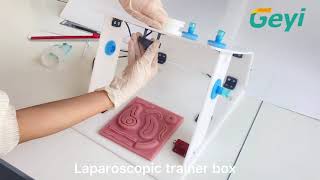 Unbox laparoscopic trainer box  Zhejiang Geyi Medical Instrument Co Ltd [upl. by Egiaf]