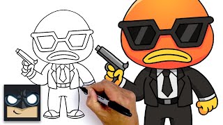 How To Draw Contract Giller  Fortnite  Draw withme [upl. by Inalial416]