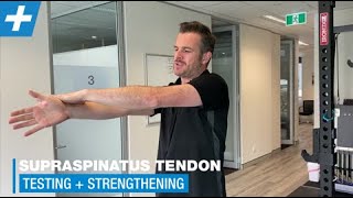 Supraspinatus Tendon Testing  Strengthening  Physio REHAB  Tim Keeley [upl. by Luise]