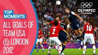 Every Team USA Womens Football goal at London 2012  Top Moments [upl. by Alyakem]