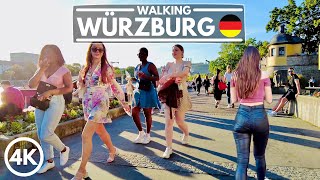 🇩🇪 Germany 4K Walk  Würzburg City Center Tour  June 2021 [upl. by Ulphiah]