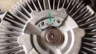 Adjusting temperature on viscous fan clutch [upl. by Palgrave]