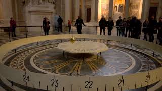 Foucaults pendulum in the Panthéon Paris [upl. by Gavriella]