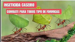 FORMICIDA CASEIROMATA FORMIGA USO DOMÉSTICO [upl. by Nonnahsed]