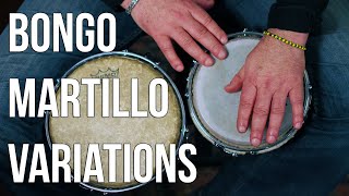 Bongo Drums Martillo Variations [upl. by Alehcim]