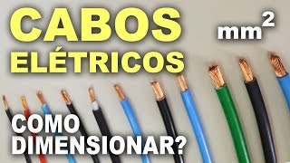 Como dimensionar cabos elétricos residenciais [upl. by Anyg]