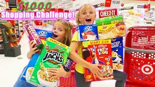 Paytons 1000 Shopping Challenge Real Littles in Real Life [upl. by Aikem783]