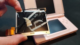 Fixing a Nintendo DS Lite  Bottom LCD Screen REPLACEMENT [upl. by Jarlath]