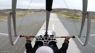 Ultralight Flight from Short Strip to RC Airfield Shortfield Takeoff amp Gusty Landing [upl. by Nylauqcaj896]