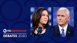 WATCH LIVE The 2020 Vice Presidential Debate  Special Coverage amp Analysis  PBS NewsHour [upl. by Krystin94]