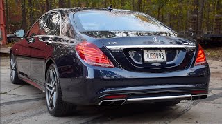 Mercedes S65 AMG V12 Biturbo exhaust sound  Revs amp accelerations [upl. by Bac]